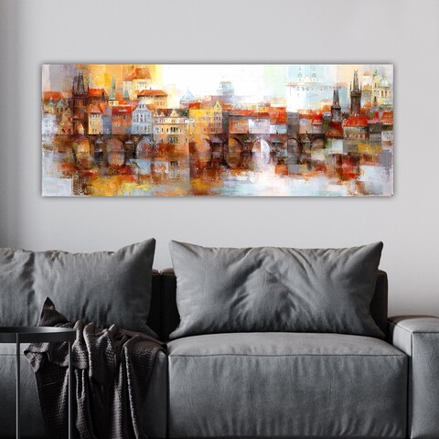 Tablou decorativ, YTY739130269_3080, 30 x 80 cm, Multicolor