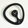 Ceas de perete, Amorph Metal Wall Clock, Dimensiune: 44 x 45 cm, Negru