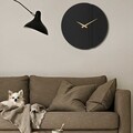 Ceas de perete, Block Metal Wall Clock, Dimensiune: 46 x 46 cm, Negru