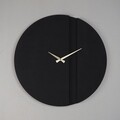 Ceas de perete, Block Metal Wall Clock, Dimensiune: 46 x 46 cm, Negru