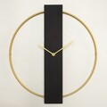 Ceas de perete, Future Metal Wall Clock, Dimensiuni: 49 x 54 cm, Negru