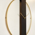 Ceas de perete, Future Metal Wall Clock, Dimensiuni: 49 x 54 cm, Negru