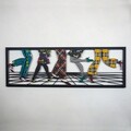 Decoratiune de perete, Let's Dance Metal Wall Art, Dimensiuni: 31 x 95 cm, Multicolor
