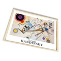 Tablou decorativ, 4262AHSKANDINSKY-002, Fundal: 100% MDF (Grosime: 2,7 mm, Multicolor