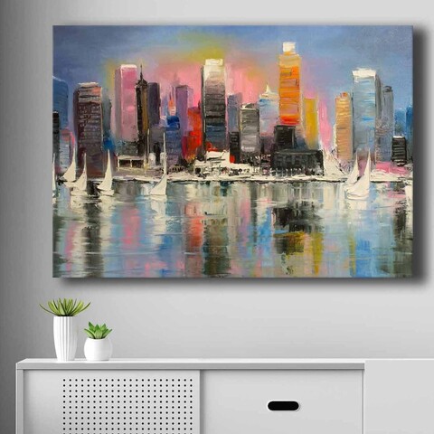 Tablou decorativ, 70100NISC-004, Lemn (Grosime: 22 mm, Multicolor