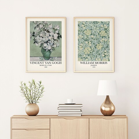 Tablou decorativ (2 Pieces), Huhu271, Lemn masiv (Grosime: 2 cm, Multicolor