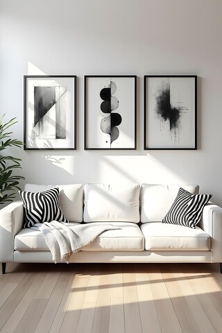 Tablou decorativ (3 Pieces), Huhu433, Lemn masiv (Grosime: 2 cm, Multicolor