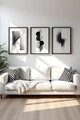 Tablou decorativ (3 Pieces), Huhu433, Lemn masiv (Grosime: 2 cm, Multicolor