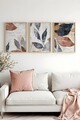 Tablou decorativ (3 Pieces), Huhu467, Lemn masiv (Grosime: 2,5 cm, Multicolor