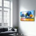 Tablou decorativ, OGLS-5051, Dimensiuni: 70 x 110 cm, Multicolor