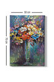 Tablou decorativ, Kanvas Tablo (50 x 70), Lemn (Grosime: 3 cm, Multicolor