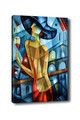 Tablou decorativ, Kanvas Tablo (50 x 70), Lemn (Grosime: 3 cm, Multicolor