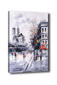 Tablou decorativ, Kanvas Tablo (50 x 70), Cadru: 100% LEMN (grosime: 3 cm), Multicolor