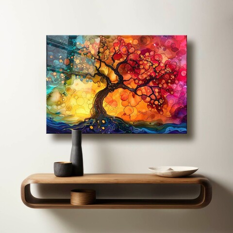 Tablou decorativ, Camtbl-060, 70 x 100 cm, Multicolor