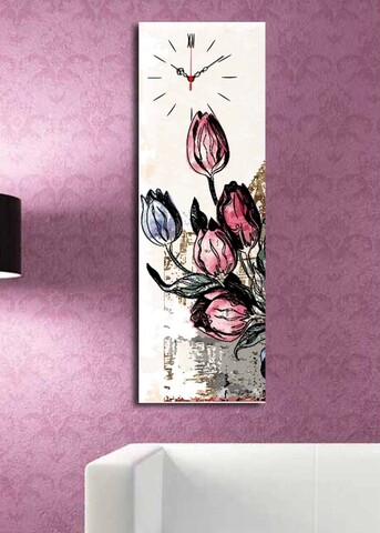Ceas de perete, 3090CS-32, 30 x 90 cm, Multicolor