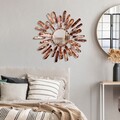 Oglinda decorativa, Mirror Sun 3, Dimensiuni: 75 x 75 x 4 cm, Multicolor