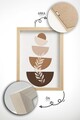 Tablou decorativ (3 Pieces), Artvmodel4-Ahsap, MDF (Grosime: 2,7 mm, Multicolor