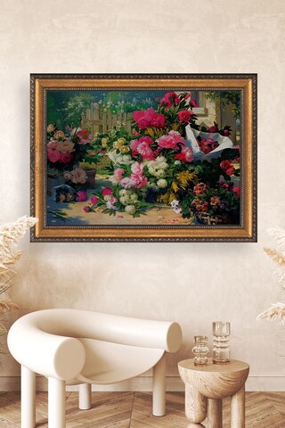 Tablou decorativ, ATCRCVCNVSMDL42, Dimensiune: 40 x 60 cm, Multicolor