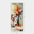 Tablou decorativ, DKY52163605_50120, Lemn (Grosime: 3 cm, Multicolor