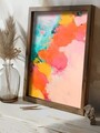 Tablou decorativ, GE173-L, Lemn, Multicolor