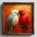 Tablou decorativ, AI064, Cadru: 100% MOLID, Multicolor