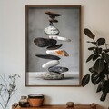 Tablou decorativ, HUM090, Cadru: 100% MOLID, Multicolor