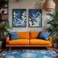 Tablou decorativ (2 Pieces), GE270-L, Lemn, Multicolor