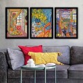 Tablou decorativ (3 Pieces), 3SC_UN1535378_5575, Polistiren (Grosime: 2 cm, Multicolor