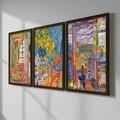 Tablou decorativ (3 Pieces), 3SC_UN1535378_5575, Polistiren (Grosime: 2 cm, Multicolor