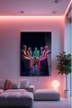 Tablou decorativ, Hhlneon0022, 50 x 70 cm, Multicolor
