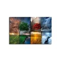 Tablou decorativ, 5070C-46, Dimensiune: 45 x 70 cm, Multicolor