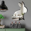 Oglinda decorativa, EAS001SILVER, Partea de jos: 100% EVA (Grosime: 10 mm, Argintiu