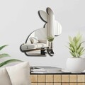Oglinda decorativa, EAS001SILVER, Partea de jos: 100% EVA (Grosime: 10 mm, Argintiu