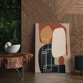 Tablou decorativ, ASR_CNV25-13, Cadru: 100% lemn (Grosime: 2 x 3 cm, Multicolor