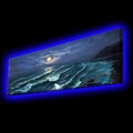 Tablou decorativ cu lumina LED, 3090KTLGDACT, 30 x 90 cm, Multicolor