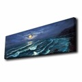 Tablou decorativ cu lumina LED, 3090KTLGDACT, 30 x 90 cm, Multicolor