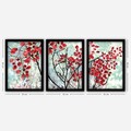 Tablou decorativ (3 Pieces), 3SC119, Plastic, Multicolor