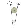 Ceas de perete, Heit, Diametru: 73 cm, Verde