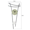 Ceas de perete, Heit, Diametru: 73 cm, Verde