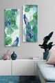 Pictură decorativă MDF (2 bucăți), MDF0092, Dimensiune: 20 x 50 cm (2 bucăți), Multicolor