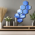 Oglinda decorativa, Ozgl525, Partea de jos: 100% EVA (Grosime: 10 mm, Albastru