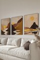 Tablou decorativ (3 Pieces), 3Cnvs8, Dimensiune: 20 x 30 cm (3 bucăți), Multicolor
