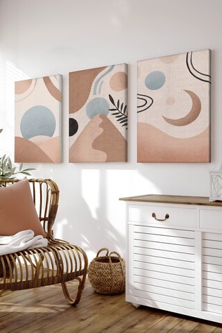Tablou decorativ (3 Pieces), 3Cnvs1, 50 x 70 cm (3 bucăți), Multicolor