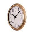 Ceas de perete decorativ, Beta, Dimensiune: 38 x 38 cm, Auriu