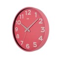 Ceas de perete decorativ, Joy, Dimensiune: 38 x 38 cm, Roz