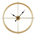 Ceas de perete, Scandinavian, Dimensiuni: 66 x 66 cm, Auriu