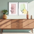 Tablou decorativ (2 Pieces), 2p3752softct-012, Înrămat: 100% LEMN (Grosime: 22 mm, Multicolor