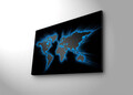 Tablou decorativ cu lumina LED, 4570DACT-35, Dimensiune: 45 x 70 cm, Multicolor