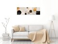 Tablou decorativ (3 Pieces), FAH14, Lemn (Grosime: 2 cm, Aur/Negru