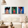 Tablou decorativ (3 Pieces), UDC10, Canvas imprimat, Multicolor